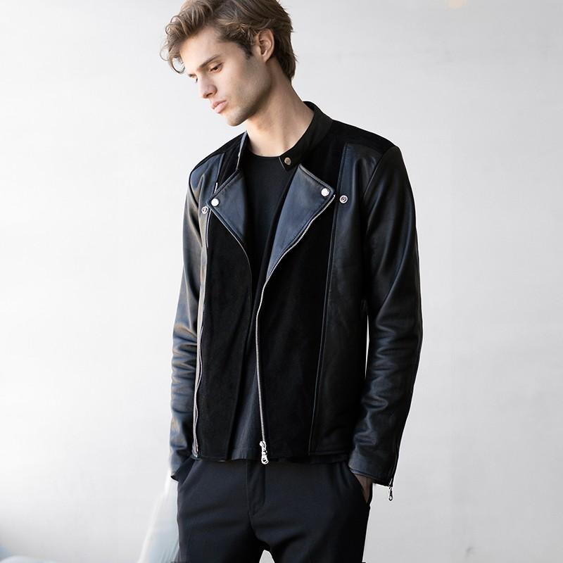 Jacket - LEATHER JACKET BLACK